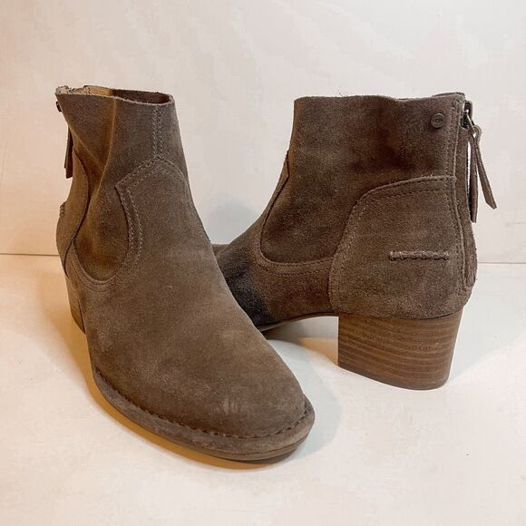 UGG Bandara Taupe Ankle Boots Size 7 - Picture 1 of 8